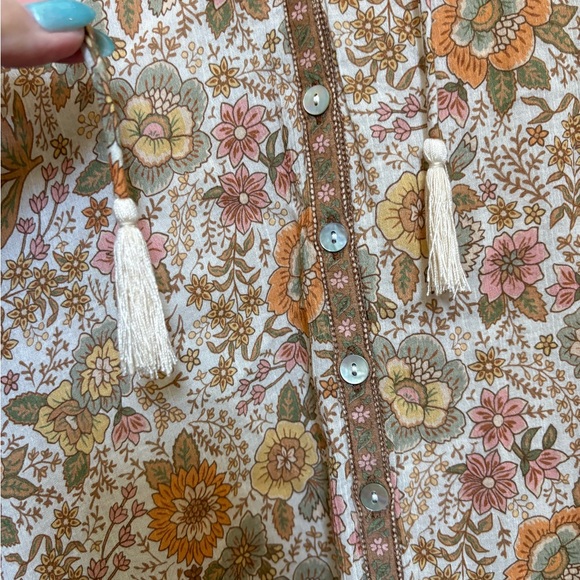 Spell & The Gypsy Collective Juniper Blouse In Cream - Picture 7 of 11